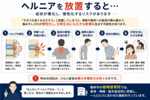 ヘルニア放置