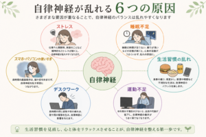自律神経が乱れる原因